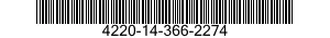 4220-14-366-2274  4220143662274 143662274