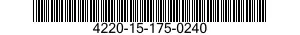 4220-15-175-0240 MASK,DIVER'S 4220151750240 151750240