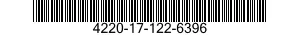 4220-17-122-6396 CYLINDER ASSEMBLY,AIR,DIVING EQUIPMENT 4220171226396 171226396