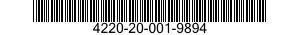 4220-20-001-9894 BREATHING APPARATUS,SELF-CONTAINED,GAS RECYCLING 4220200019894 200019894