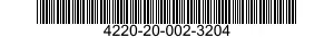 4220-20-002-3204 UNDERWEAR,DIVER'S DRY SUIT 4220200023204 200023204