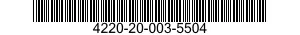 4220-20-003-5504 DUAL VALVE ASSY 4220200035504 200035504