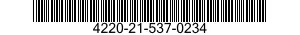 4220-21-537-0234  4220215370234 215370234