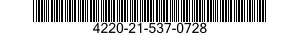 4220-21-537-0728  4220215370728 215370728