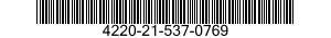 4220-21-537-0769  4220215370769 215370769