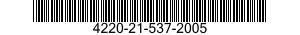 4220-21-537-2005  4220215372005 215372005