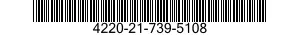 4220-21-739-5108  4220217395108 217395108