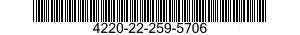 4220-22-259-5706 HYDROSTATIC RELEASE 4220222595706 222595706