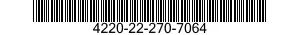 4220-22-270-7064  4220222707064 222707064