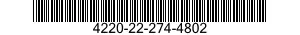 4220-22-274-4802  4220222744802 222744802