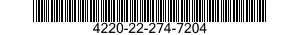 4220-22-274-7204 OXYGEN CLOS.CIRCUIT 4220222747204 222747204