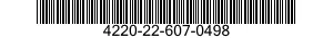 4220-22-607-0498 LIFE-SAVING SUIT,SUBMARINER 4220226070498 226070498