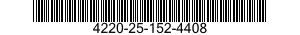 4220-25-152-4408 HOSE ASSEMBLY CAPPE 4220251524408 251524408