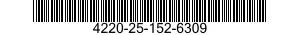 4220-25-152-6309 CYLINDER ASSEMBLY,AIR,DIVING EQUIPMENT 4220251526309 251526309