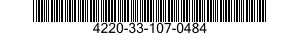 4220-33-107-0484 VALVE,PNEUMATIC INFLATOR 4220331070484 331070484