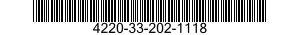 4220-33-202-1118 SUIT,FLOTATION,THERMAL PROTECTION 4220332021118 332021118