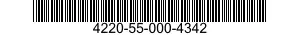 4220-55-000-4342 MASK,DIVER'S 4220550004342 550004342