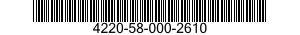 4220-58-000-2610 SUIT,IMMERSION 4220580002610 580002610
