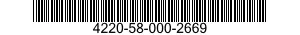 4220-58-000-2669 SUIT,IMMERSION 4220580002669 580002669