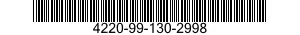4220-99-130-2998  4220991302998 991302998