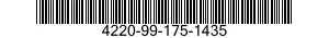 4220-99-175-1435 NOZZLE VALVE ASSEMB 4220991751435 991751435