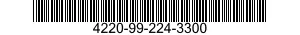 4220-99-224-3300  4220992243300 992243300