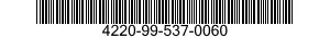 4220-99-537-0060  4220995370060 995370060