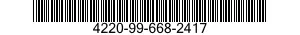 4220-99-668-2417 CAP,SKULL 4220996682417 996682417