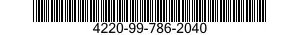 4220-99-786-2040  4220997862040 997862040