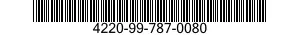 4220-99-787-0080  4220997870080 997870080