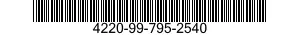 4220-99-795-2540  4220997952540 997952540
