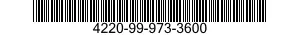 4220-99-973-3600 BRACKET,MOUNTING 4220999733600 999733600