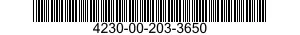 4230-00-203-3650  4230002033650 002033650