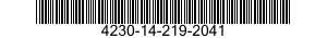 4230-14-219-2041  4230142192041 142192041