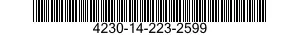 4230-14-223-2599  4230142232599 142232599
