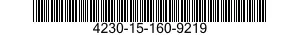 4230-15-160-9219 DISTRUGGIDOC. 4230151609219 151609219