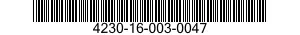 4230-16-003-0047 SEGMENT DECONTAMINA 4230160030047 160030047
