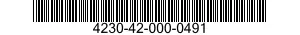 4230-42-000-0491 DECONTAMINANT DISPOSAL UNIT 4230420000491 420000491