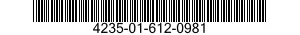 4235-01-612-0981 SORBENT,HAZARDOUS MATERIAL 4235016120981 016120981