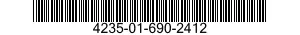 4235-01-690-2412 ABSORBENT MATERIAL,SPILL CLEANUP 4235016902412 016902412