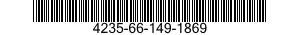 4235-66-149-1869 SOCK,SPILL CONTAINMENT,HAZARDOUS MATERIAL 4235661491869 661491869