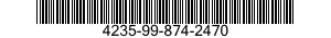 4235-99-874-2470 MAT,DRAIN PLUG 4235998742470 998742470