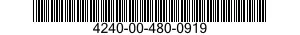 4240-00-480-0919 HEADGEAR,FACESHIELD 4240004800919 004800919