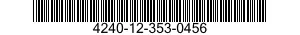 4240-12-353-0456 FILTER,RESPIRATOR,AIR FILTERING 4240123530456 123530456