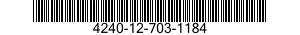 4240-12-703-1184 MASK,OXYGEN 4240127031184 127031184