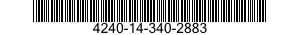 4240-14-340-2883 FILTER,GAS-PARTICULATE 4240143402883 143402883