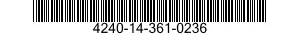 4240-14-361-0236 MASK,AIR LINE 4240143610236 143610236