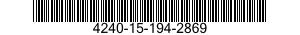 4240-15-194-2869 MASK,AIR FILTERING 4240151942869 151942869