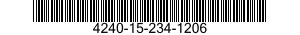 4240-15-234-1206 BELT,AIRCRAFT SAFETY 4240152341206 152341206