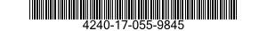 4240-17-055-9845 VISOR,FACESHIELD,INDUSTRIAL 4240170559845 170559845